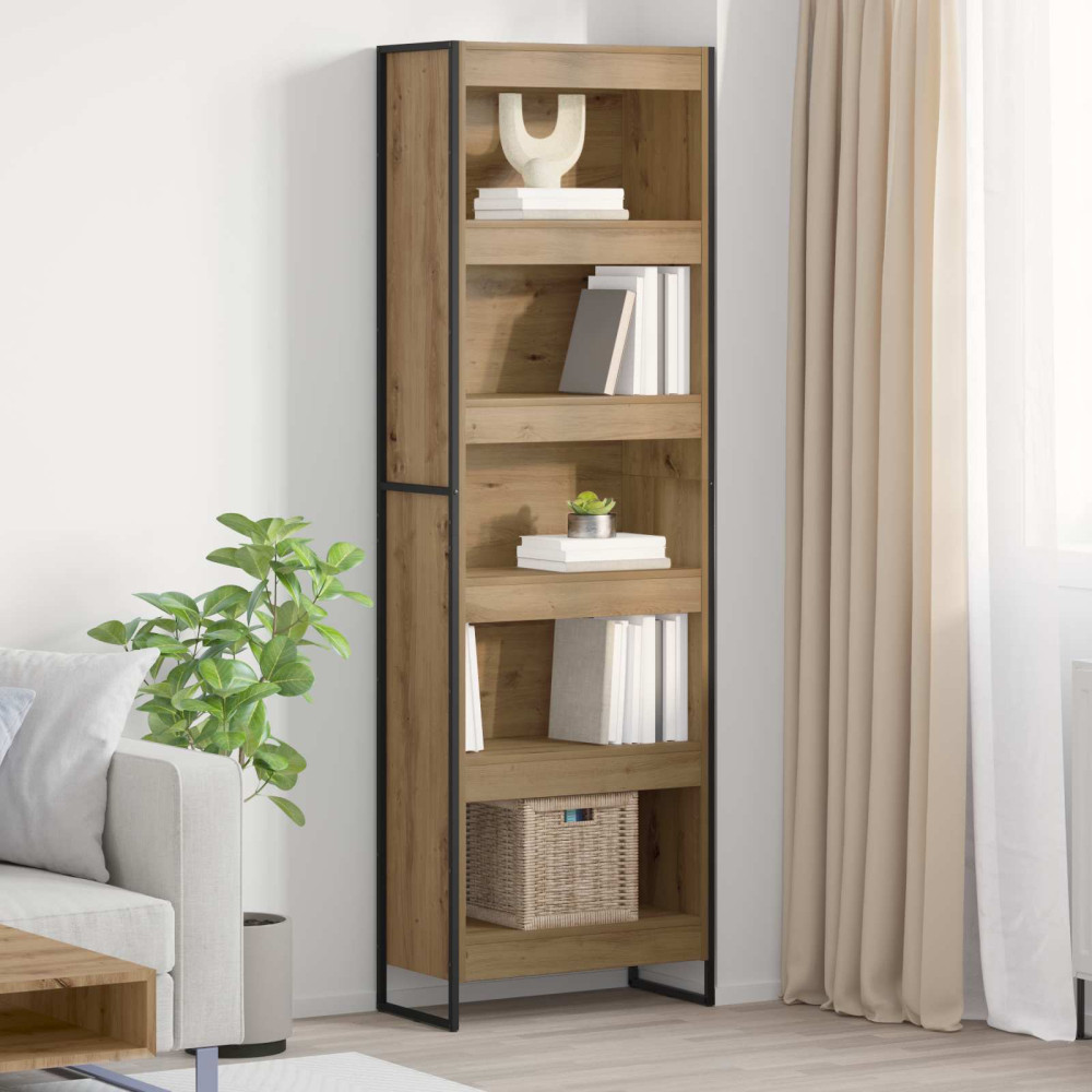 Produktbild för Bokskåp 2 pcs Artisan Ek 60 x 30 x 189,5 cm Konstruerat trä