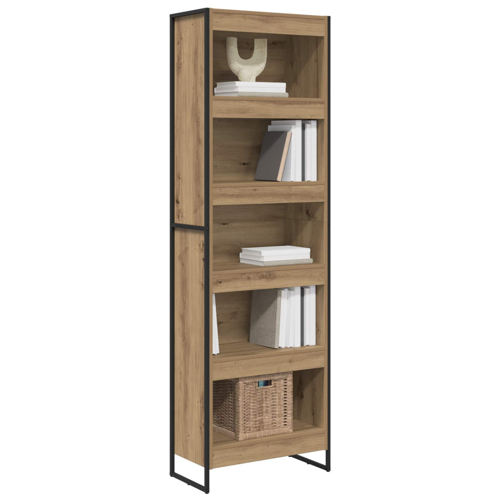 Produktbild för Bokskåp 2 pcs Artisan Ek 60 x 30 x 189,5 cm Konstruerat trä