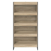 Produktbild för Bokskåp 2 pcs Sonoma 80 x 30 x 155 cm Konstruerat trä