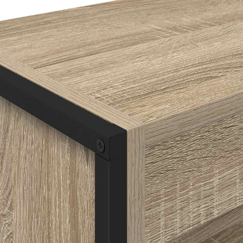 Produktbild för Bokskåp 2 pcs Sonoma 80 x 30 x 155 cm Konstruerat trä