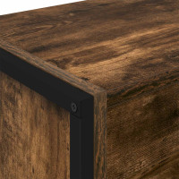 Produktbild för Bokskåp 2 pcs Rökek 80 x 30 x 155 cm Konstruerat trä