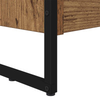 Produktbild för Bokskåp 2 pcs Gammalt trä 80 x 30 x 155 cm Konstruerat trä