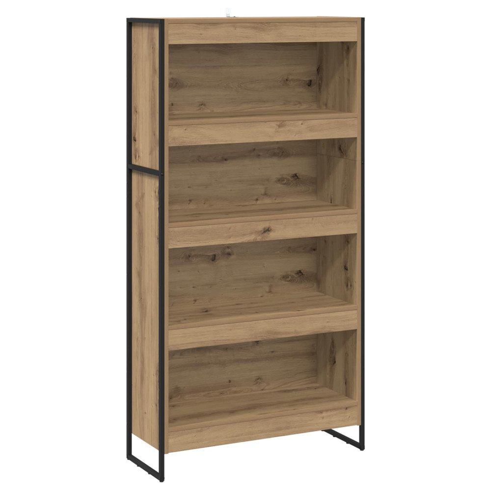 Produktbild för Bokskåp 2 pcs Artisan Ek 80 x 30 x 155 cm Konstruerat trä