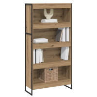 Produktbild för Bokskåp 2 pcs Artisan Ek 80 x 30 x 155 cm Konstruerat trä