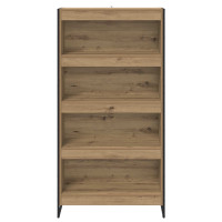 Produktbild för Bokskåp 2 pcs Artisan Ek 80 x 30 x 155 cm Konstruerat trä