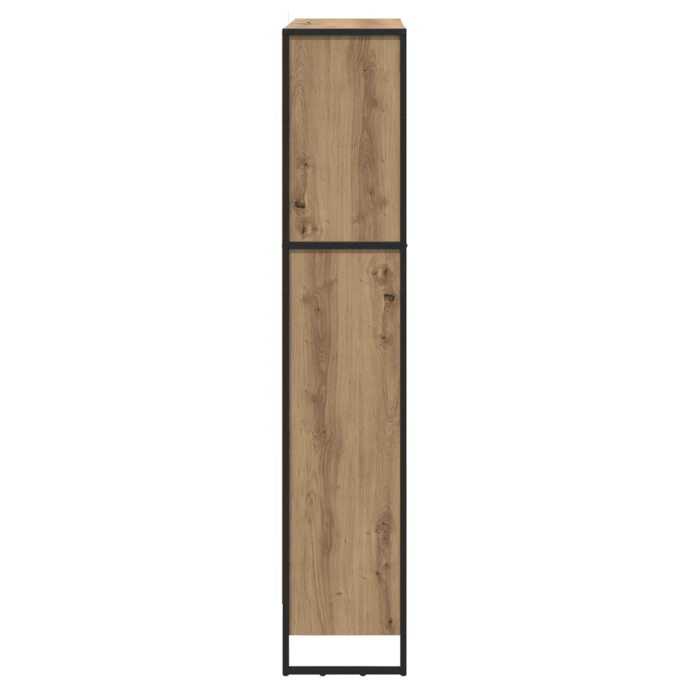 Produktbild för Bokskåp 2 pcs Artisan Ek 80 x 30 x 155 cm Konstruerat trä