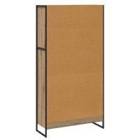 Produktbild för Bokskåp 2 pcs Artisan Ek 80 x 30 x 155 cm Konstruerat trä