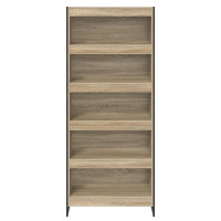 Produktbild för Bokskåp 2 pcs Sonoma 80 x 30 x 189,5 cm Konstruerat trä