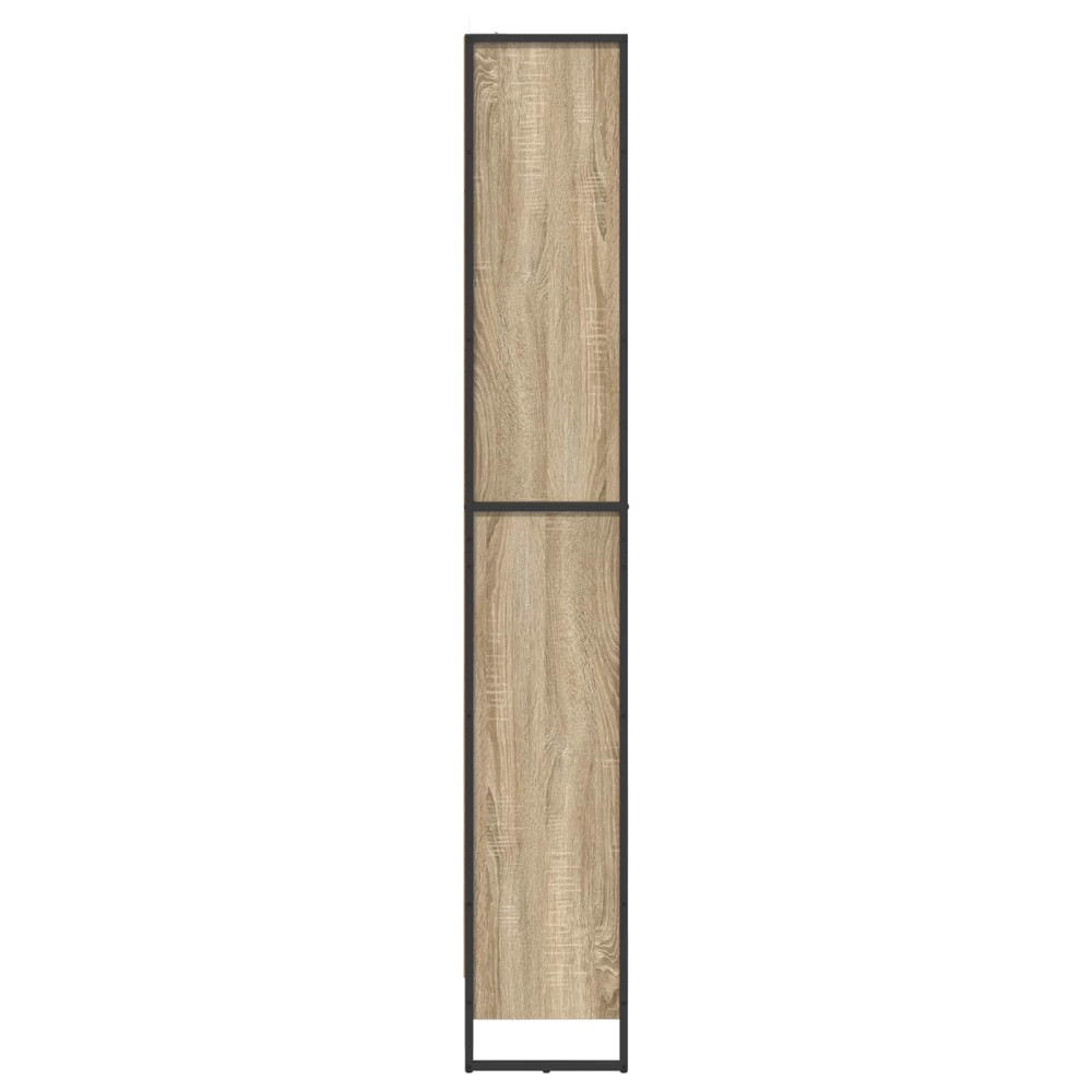 Produktbild för Bokskåp 2 pcs Sonoma 80 x 30 x 189,5 cm Konstruerat trä