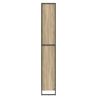 Produktbild för Bokskåp 2 pcs Sonoma 80 x 30 x 189,5 cm Konstruerat trä