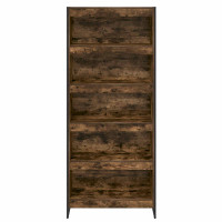 Produktbild för Bokskåp 2 pcs Rökek 80 x 30 x 189,5 cm Konstruerat trä