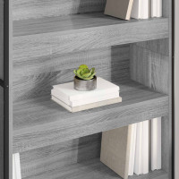 Produktbild för Bokskåp 2 pcs Grå Sonoma 80 x 30 x 189,5 cm Konstruerat trä