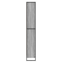 Produktbild för Bokskåp 2 pcs Grå Sonoma 80 x 30 x 189,5 cm Konstruerat trä
