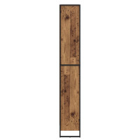 Produktbild för Bokskåp 2 pcs Gammalt trä 80 x 30 x 189,5 cm Konstruerat trä