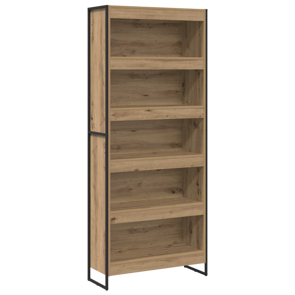 Produktbild för Bokskåp 2 pcs Artisan Ek 80 x 30 x 189,5 cm Konstruerat trä