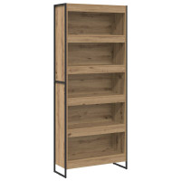 Produktbild för Bokskåp 2 pcs Artisan Ek 80 x 30 x 189,5 cm Konstruerat trä