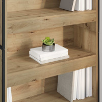 Produktbild för Bokskåp 2 pcs Artisan Ek 80 x 30 x 189,5 cm Konstruerat trä