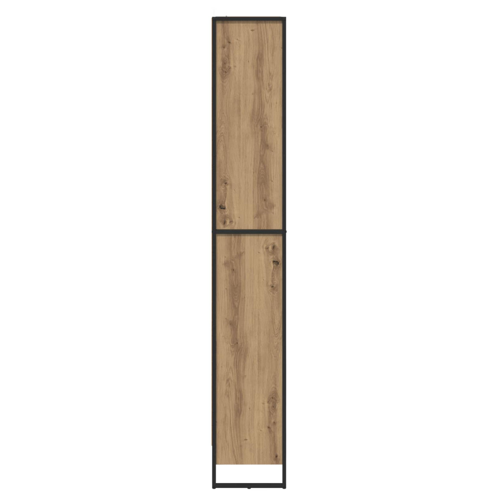 Produktbild för Bokskåp 2 pcs Artisan Ek 80 x 30 x 189,5 cm Konstruerat trä