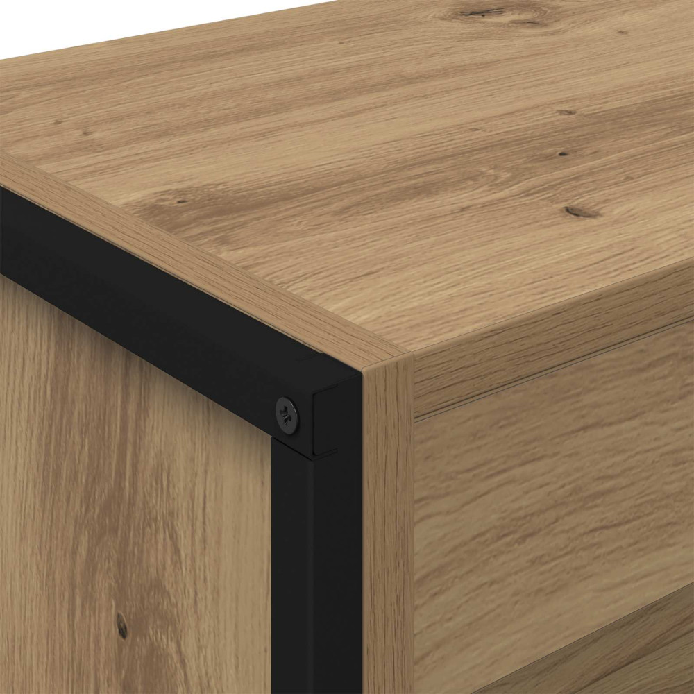 Produktbild för Bokskåp 2 pcs Artisan Ek 80 x 30 x 189,5 cm Konstruerat trä