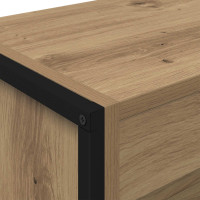 Produktbild för Bokskåp 2 pcs Artisan Ek 80 x 30 x 189,5 cm Konstruerat trä