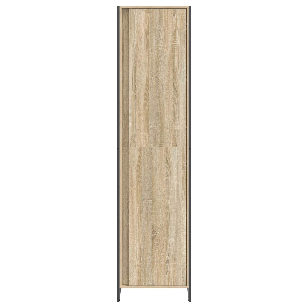 Produktbild för Garderob med lagring Sonoma 50 x 50 x 200 cm Konstruerat trä