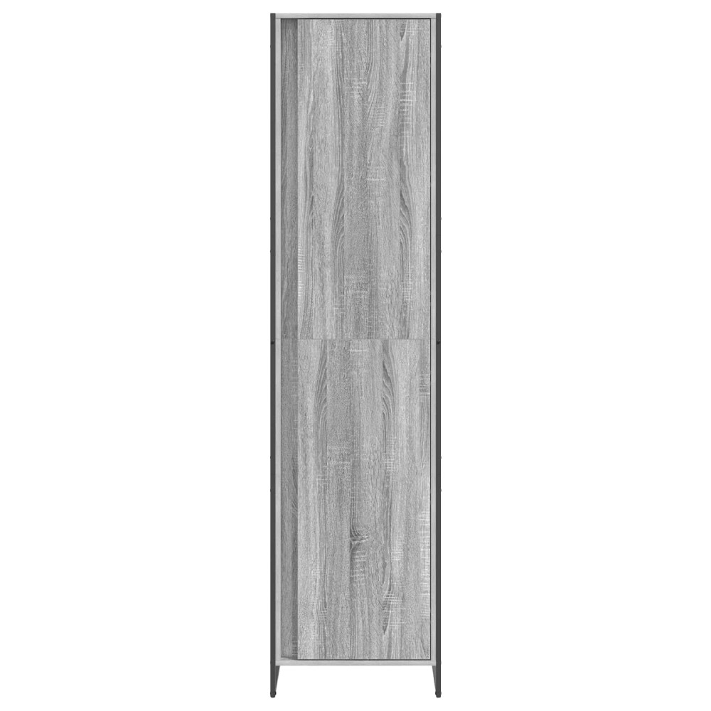 Produktbild för Garderob med dörr Grå Sonoma 50 x 50 x 200 cm Konstruerat trä