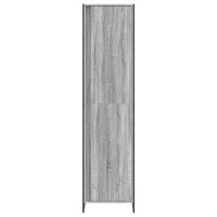 Produktbild för Garderob med dörr Grå Sonoma 50 x 50 x 200 cm Konstruerat trä