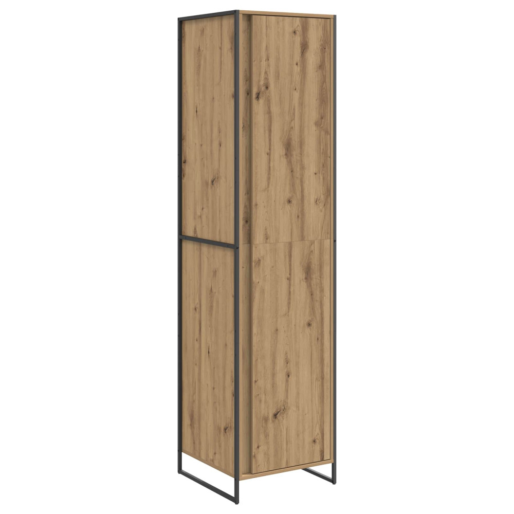 Produktbild för Garderob med dörr Artisan Ek 50 x 50 x 200 cm Konstruerat trä
