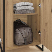 Produktbild för Garderob med dörr Artisan Ek 50 x 50 x 200 cm Konstruerat trä