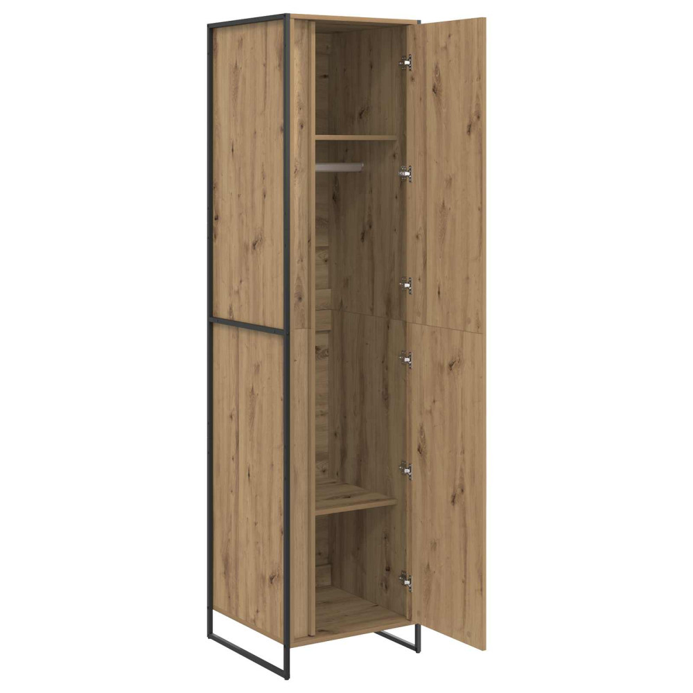 Produktbild för Garderob med dörr Artisan Ek 50 x 50 x 200 cm Konstruerat trä