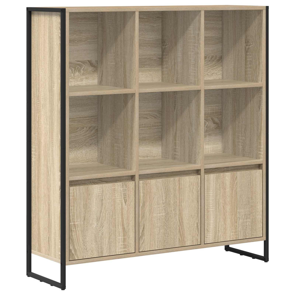 Produktbild för Bokskåp 2 pcs Sonoma 99,5 x 30 x 108 cm Konstruerat trä