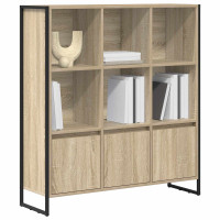 Produktbild för Bokskåp 2 pcs Sonoma 99,5 x 30 x 108 cm Konstruerat trä