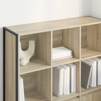 Produktbild för Bokskåp 2 pcs Sonoma 99,5 x 30 x 108 cm Konstruerat trä