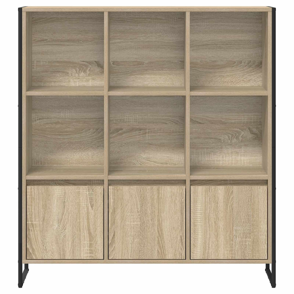 Produktbild för Bokskåp 2 pcs Sonoma 99,5 x 30 x 108 cm Konstruerat trä