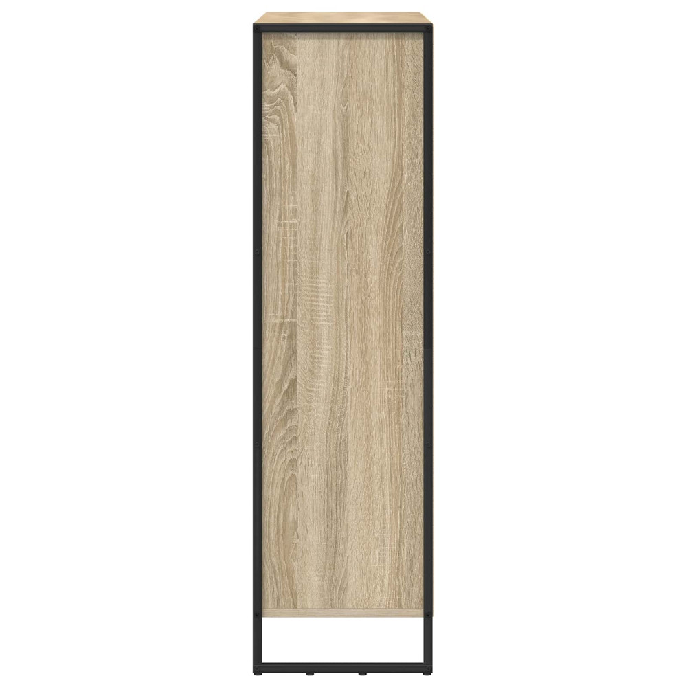 Produktbild för Bokskåp 2 pcs Sonoma 99,5 x 30 x 108 cm Konstruerat trä