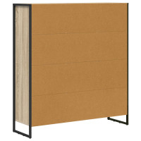Produktbild för Bokskåp 2 pcs Sonoma 99,5 x 30 x 108 cm Konstruerat trä