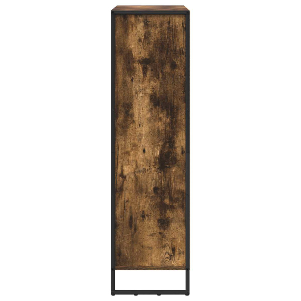 Produktbild för Bokskåp 2 pcs Rökek 99,5 x 30 x 108 cm Konstruerat trä