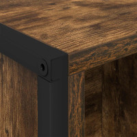Produktbild för Bokskåp 2 pcs Rökek 99,5 x 30 x 108 cm Konstruerat trä
