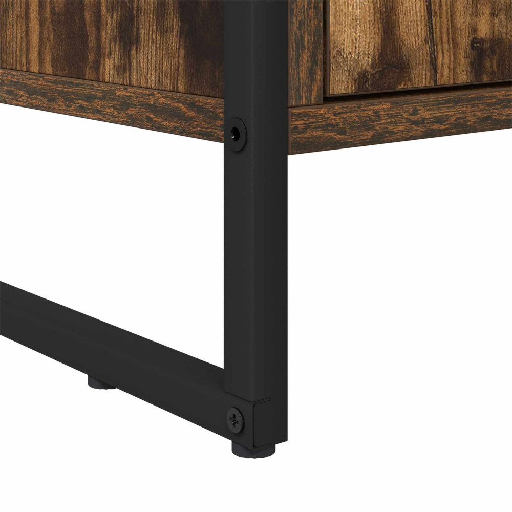 Produktbild för Bokskåp 2 pcs Rökek 99,5 x 30 x 108 cm Konstruerat trä