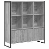 Produktbild för Bokskåp 2 pcs Grå Sonoma 99,5 x 30 x 108 cm Konstruerat trä