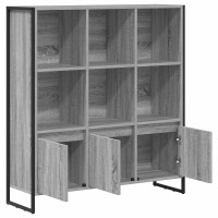 Produktbild för Bokskåp 2 pcs Grå Sonoma 99,5 x 30 x 108 cm Konstruerat trä