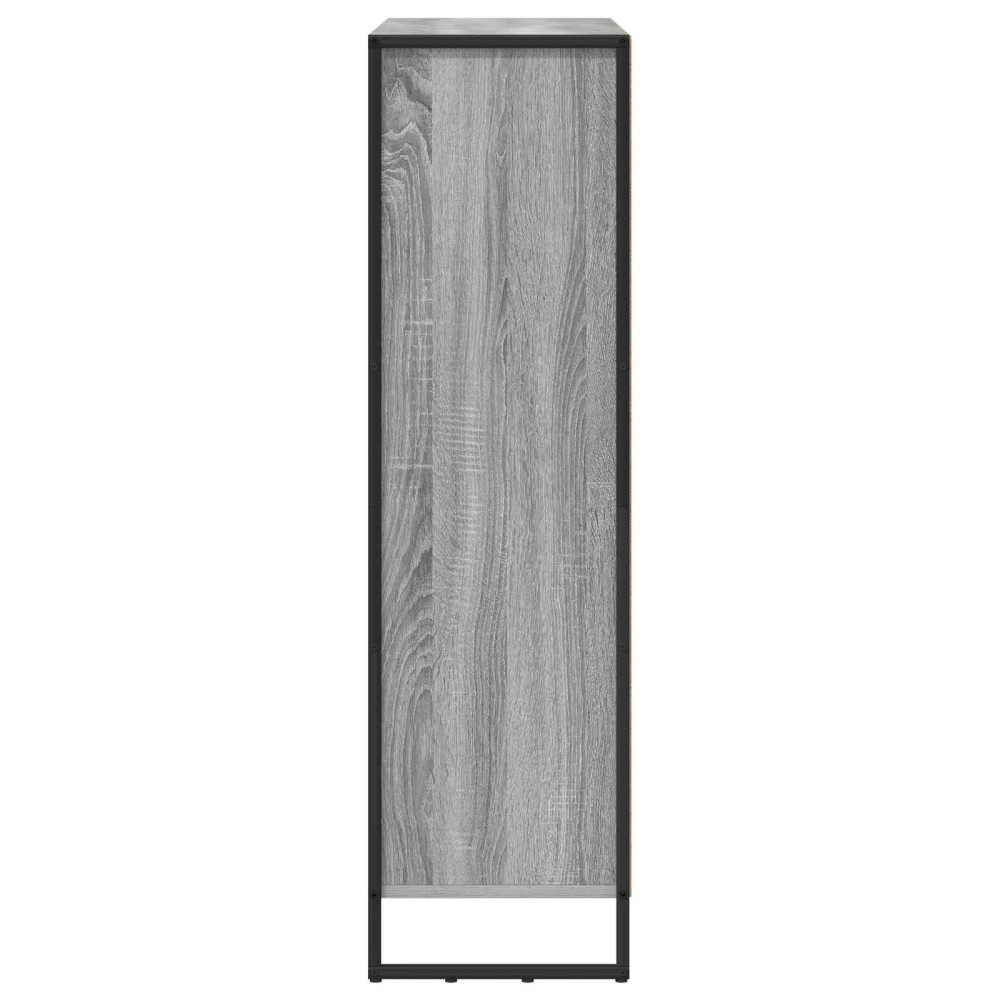 Produktbild för Bokskåp 2 pcs Grå Sonoma 99,5 x 30 x 108 cm Konstruerat trä