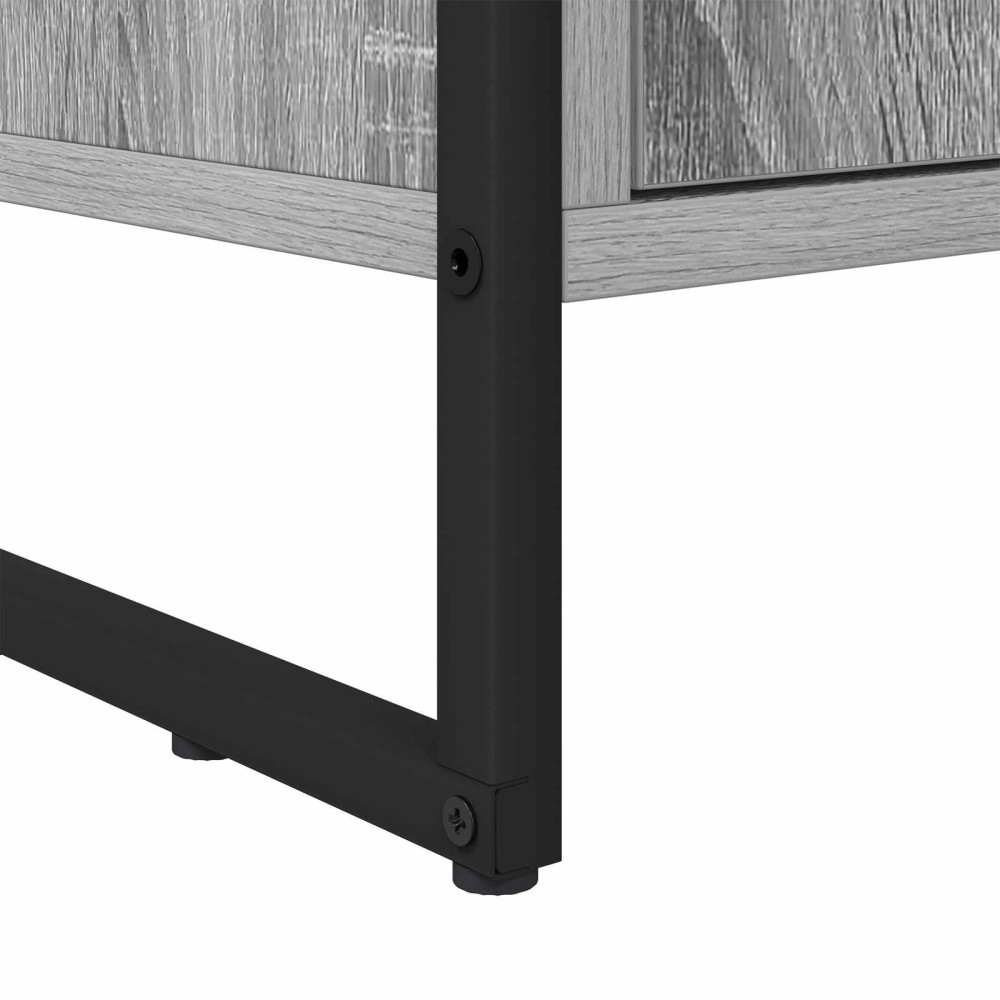 Produktbild för Bokskåp 2 pcs Grå Sonoma 99,5 x 30 x 108 cm Konstruerat trä