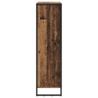 Produktbild för Bokskåp 2 pcs Gammalt trä 99,5 x 30 x 108 cm Konstruerat trä