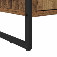 Produktbild för Bokskåp 2 pcs Gammalt trä 99,5 x 30 x 108 cm Konstruerat trä