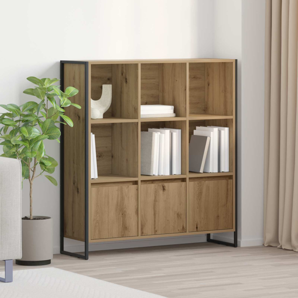 Produktbild för Bokskåp 2 pcs Artisan Ek 99,5 x 30 x 108 cm Konstruerat trä