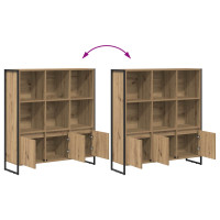 Produktbild för Bokskåp 2 pcs Artisan Ek 99,5 x 30 x 108 cm Konstruerat trä