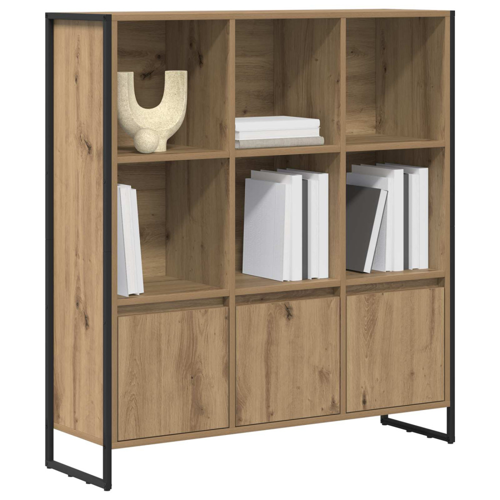 Produktbild för Bokskåp 2 pcs Artisan Ek 99,5 x 30 x 108 cm Konstruerat trä