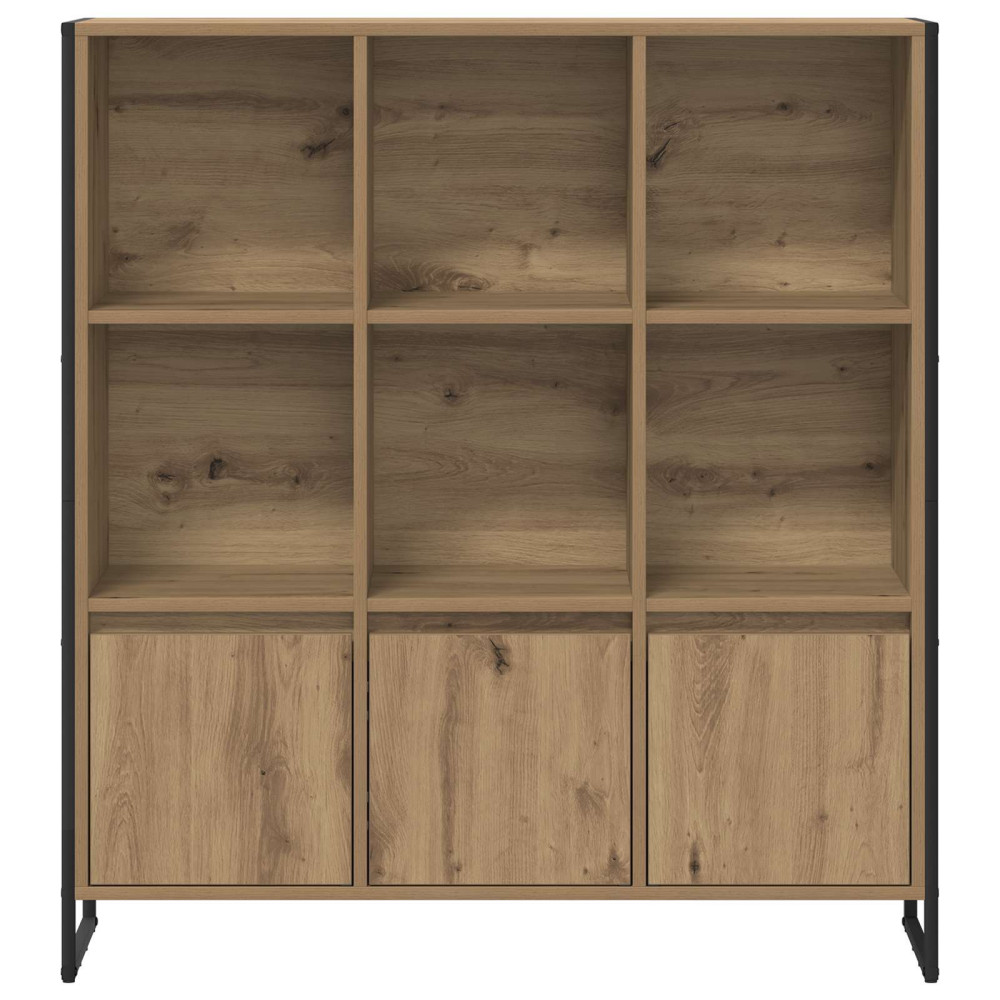Produktbild för Bokskåp 2 pcs Artisan Ek 99,5 x 30 x 108 cm Konstruerat trä
