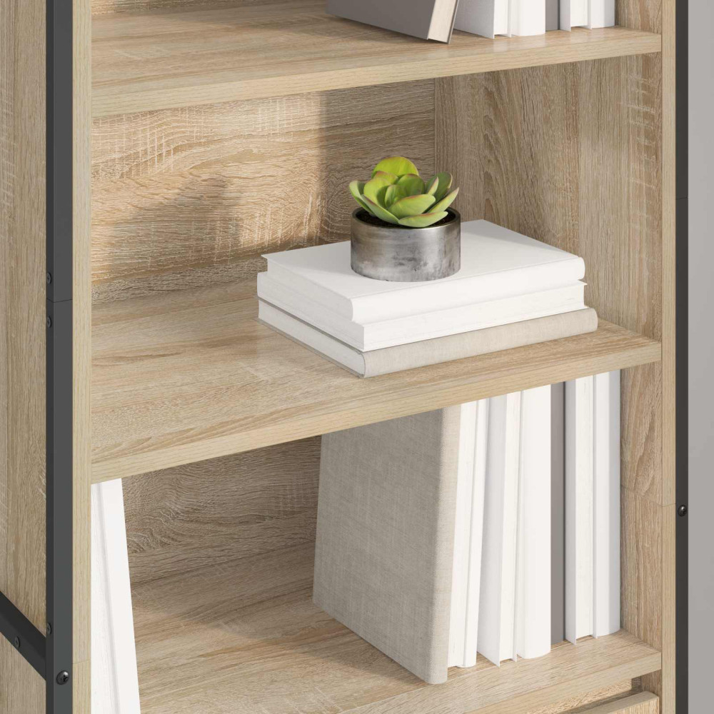 Produktbild för Höga Skåp Sonoma 60 x 36 x 200 cm Konstruerat trä
